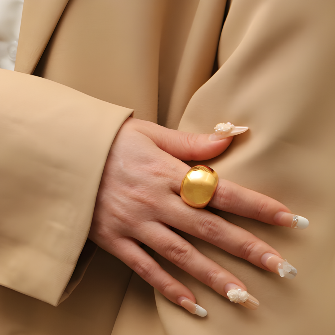 Trecia 18k dome Ring Adascious Empire