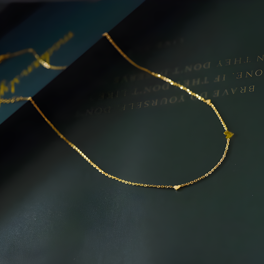 Careline Chain Gold Plated Minimalist Necklace Adascious Empire