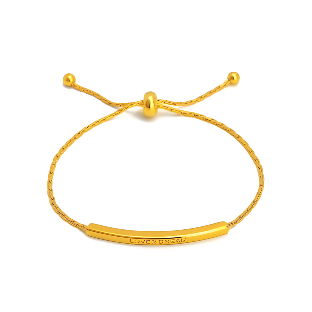 Lover Dream Gold Cuban 316L Plated Stainless Steel Bracelet Adascious Empire