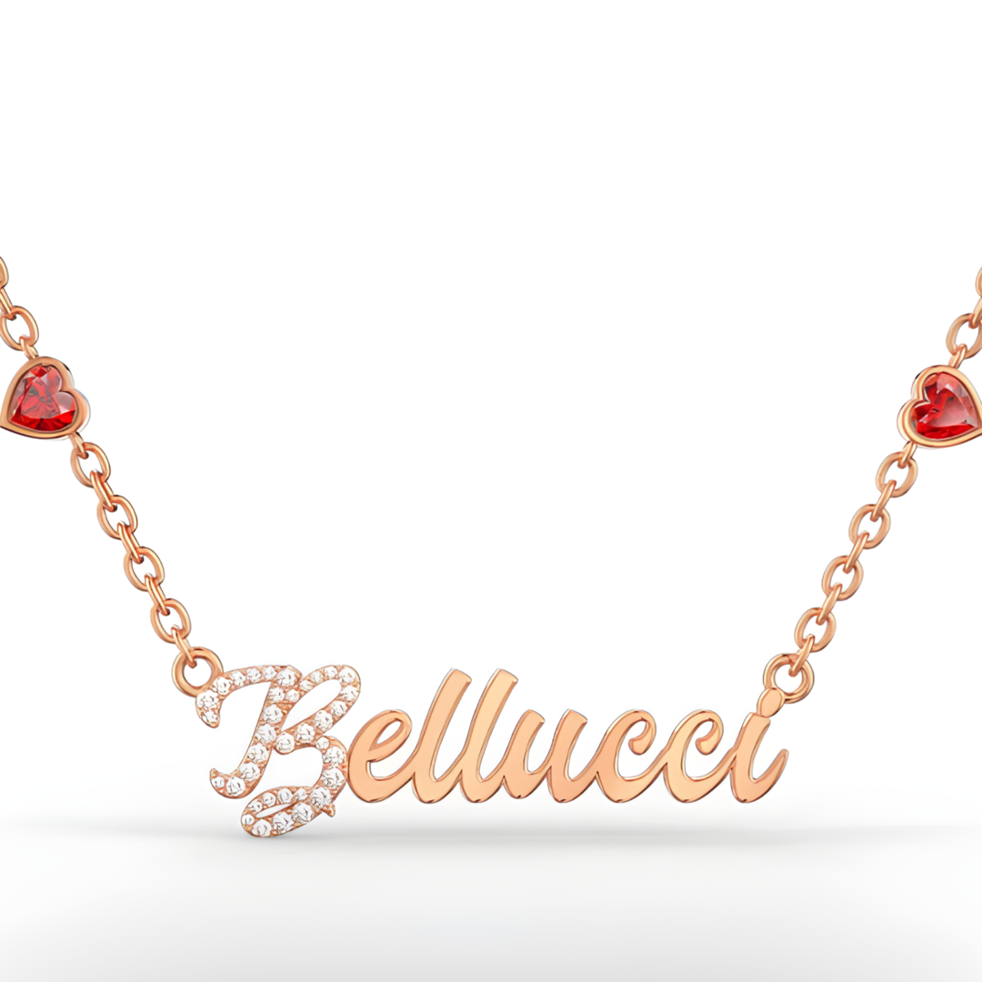 Bellucci Personalized Custom 925 Sterling Silver Necklace