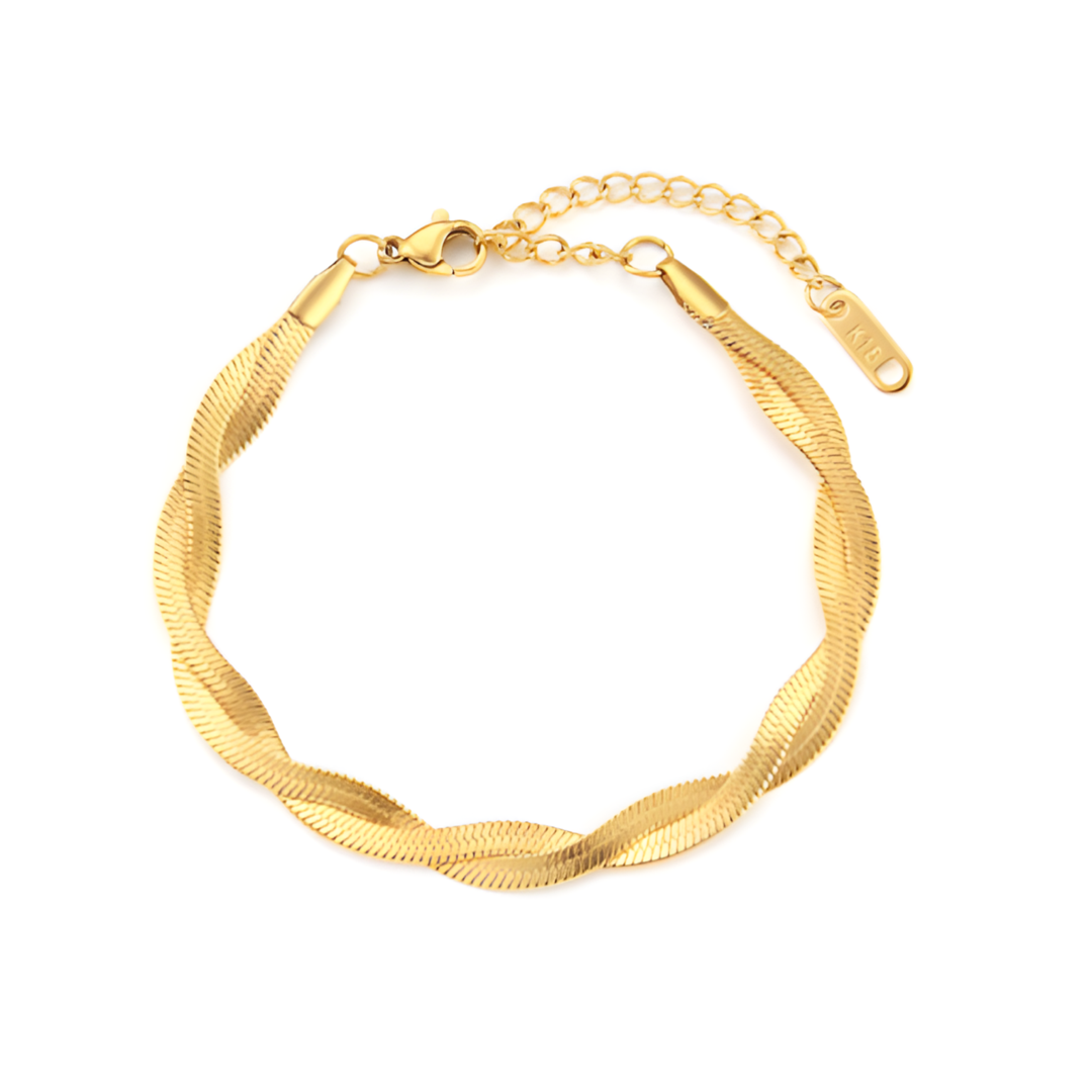 Isla Gold Cuban 316L Plated Stainless Steel Bracelet