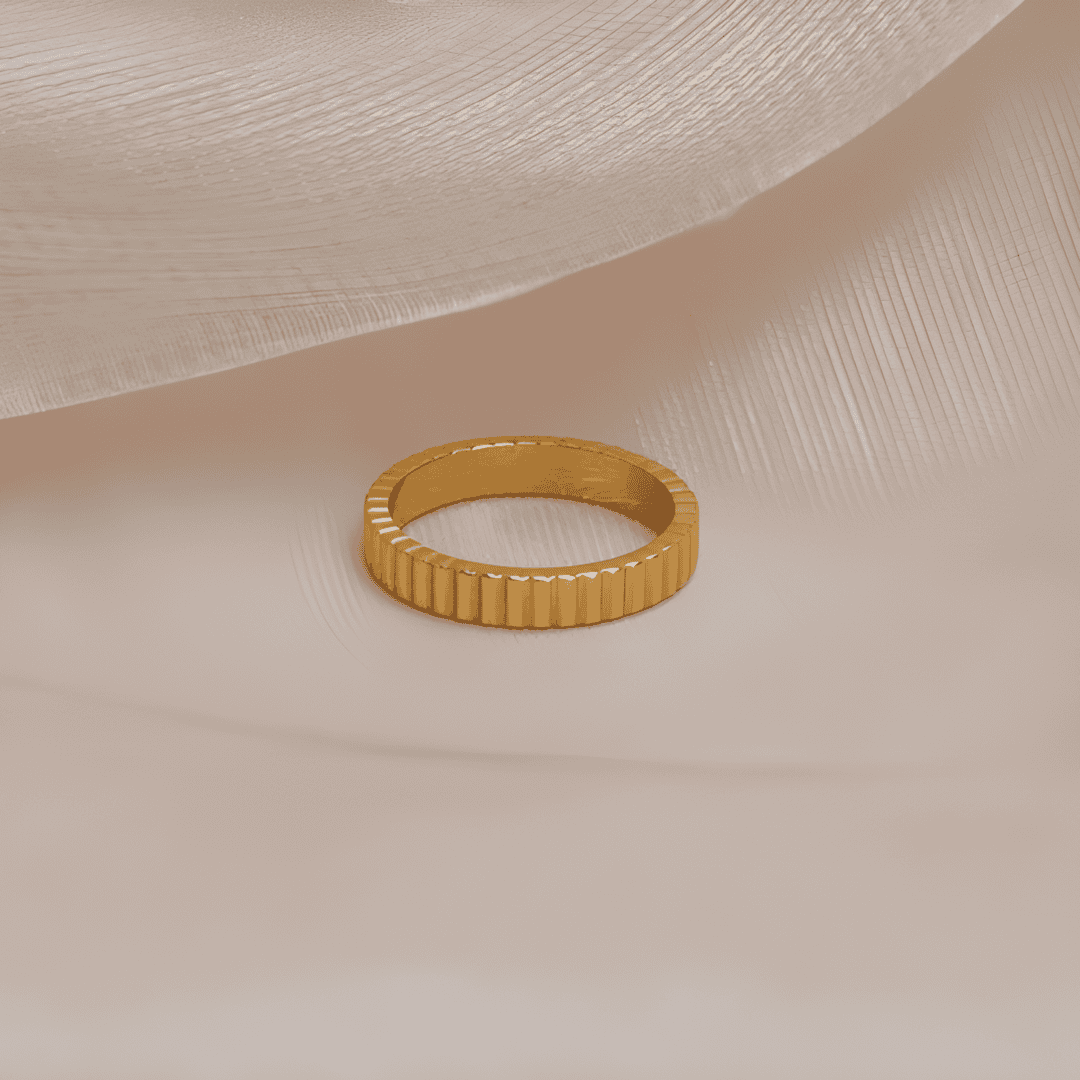 April 316L Stainless Steel Ring Adascious Empire