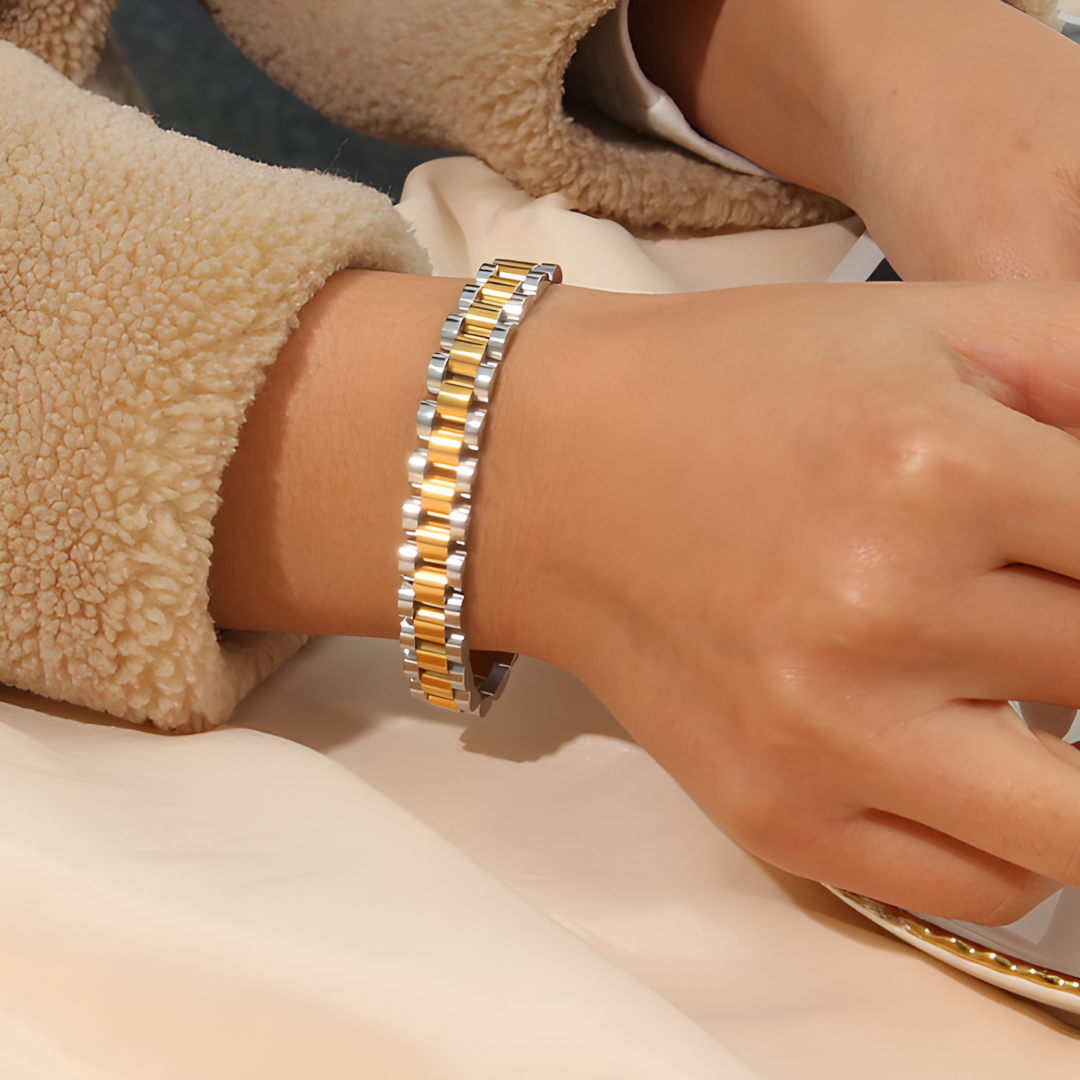 Silver Gold Trecia Bracelet Adascious Empire