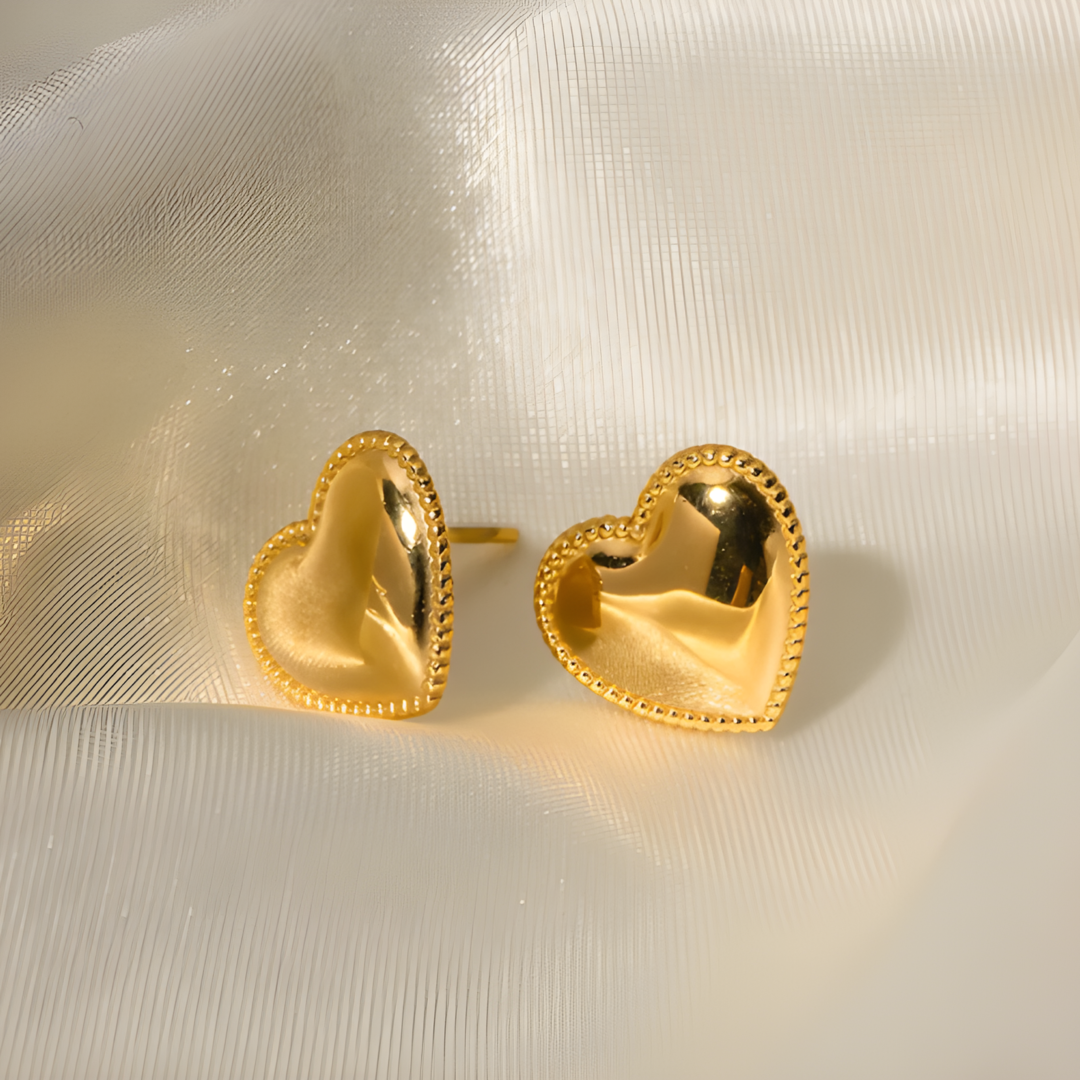 Alba Love 18k Gold Plated Earing Adascious Empire