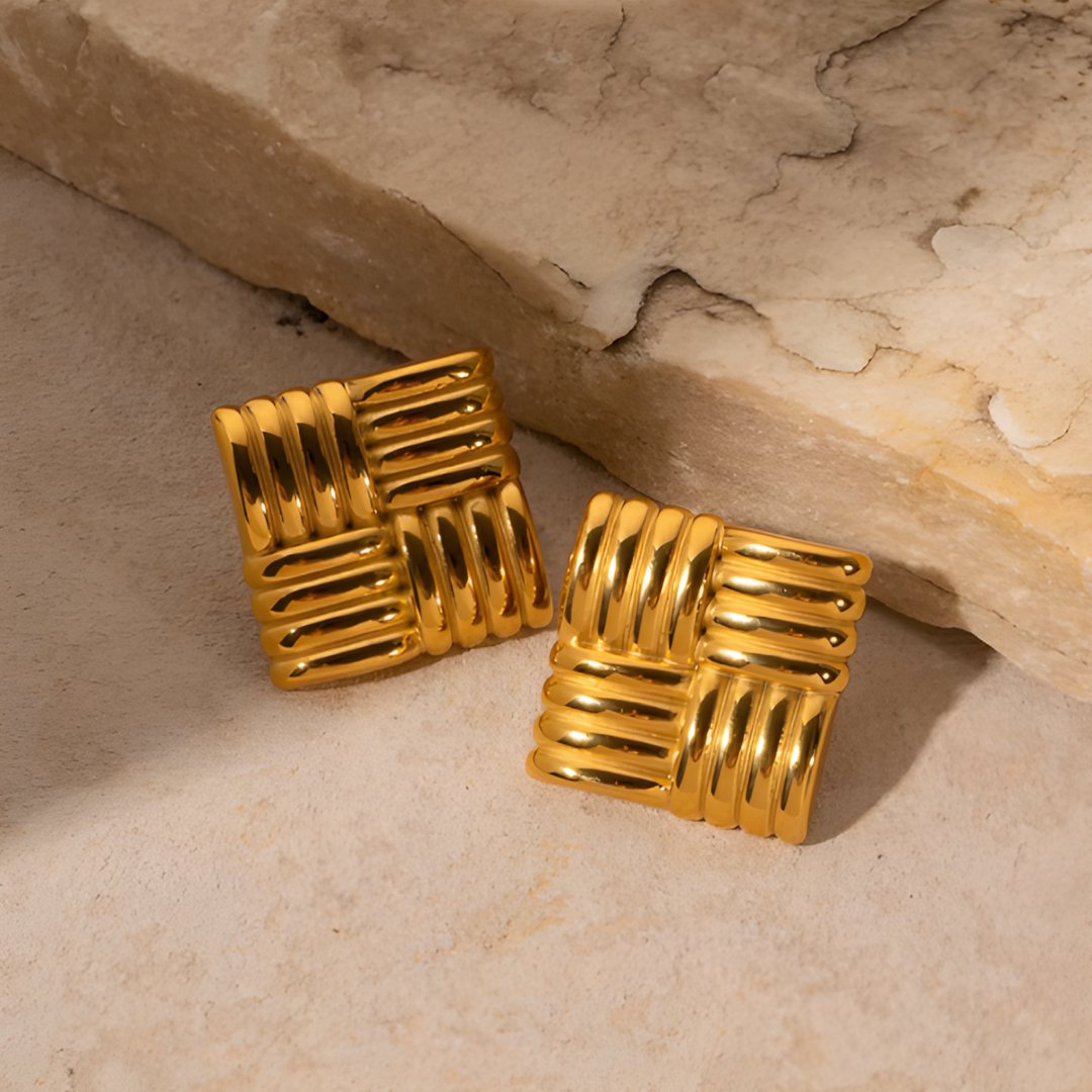 Bronte 18k Gold Plated Earing Adascious Empire