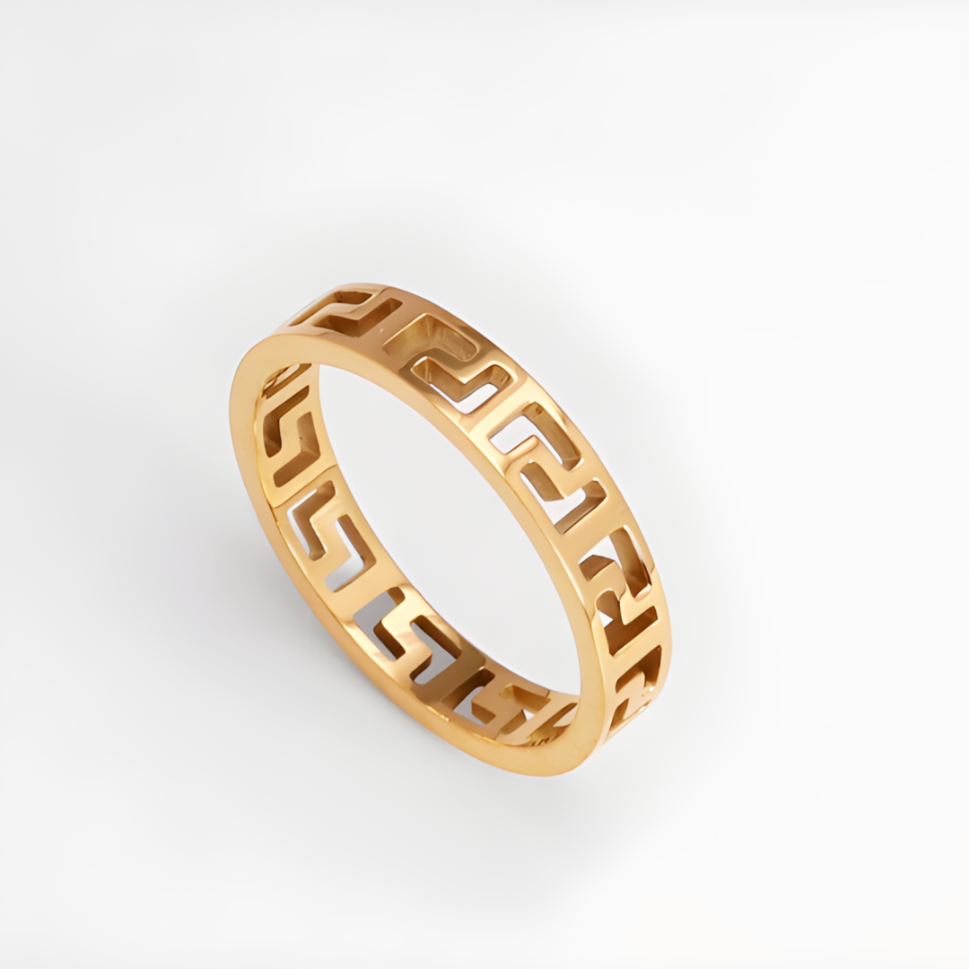 Small Zara Great Wall Band Ring Adascious Empire