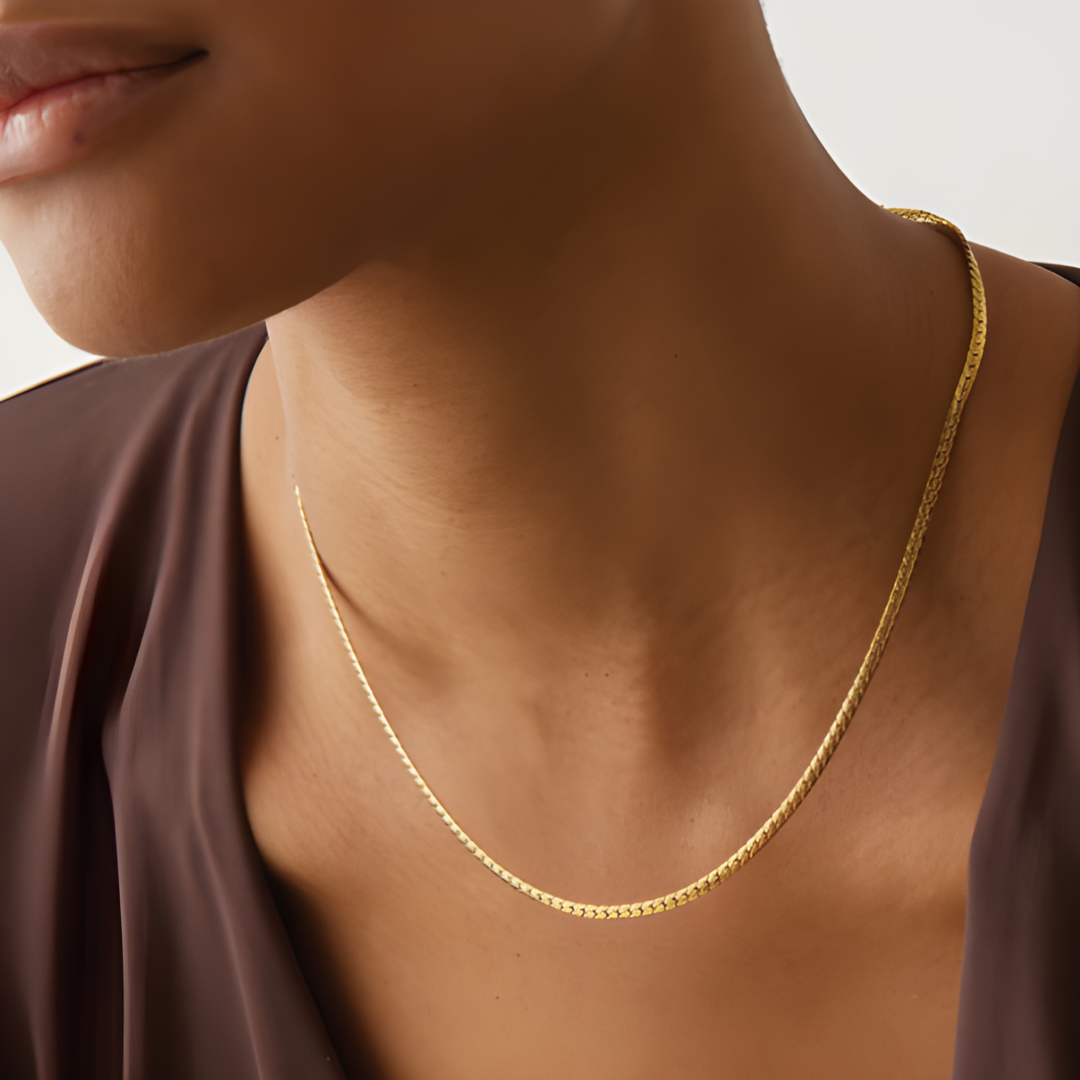 Mila 18k Gold Plated Necklace Adascious Empire