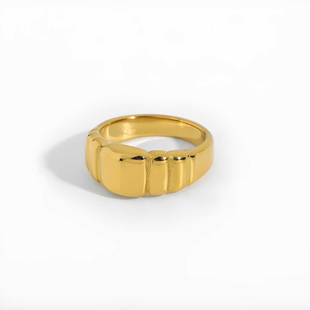 Tyra 18k Gold Plated Ring Adascious Empire