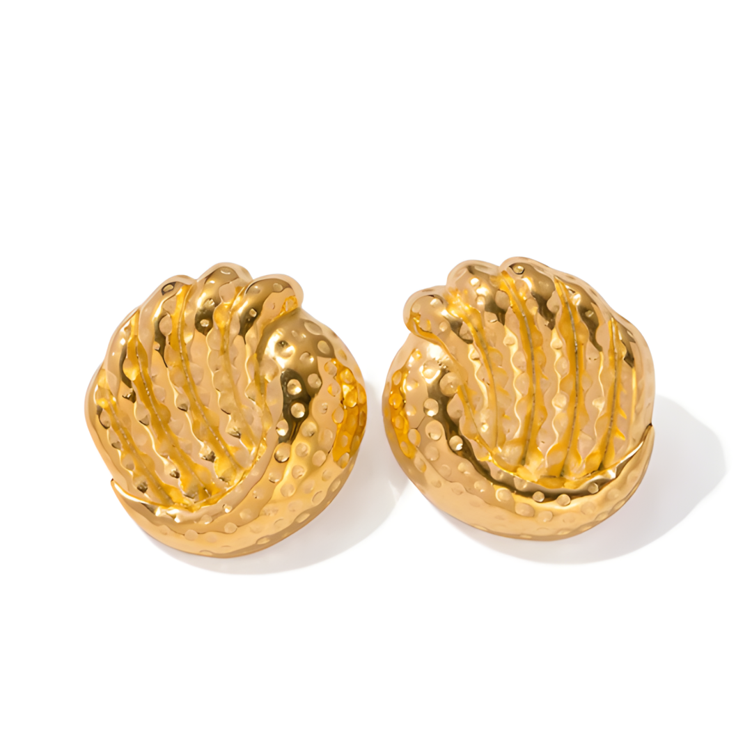 Petal 18k Gold Plated Earings Adascious Empire