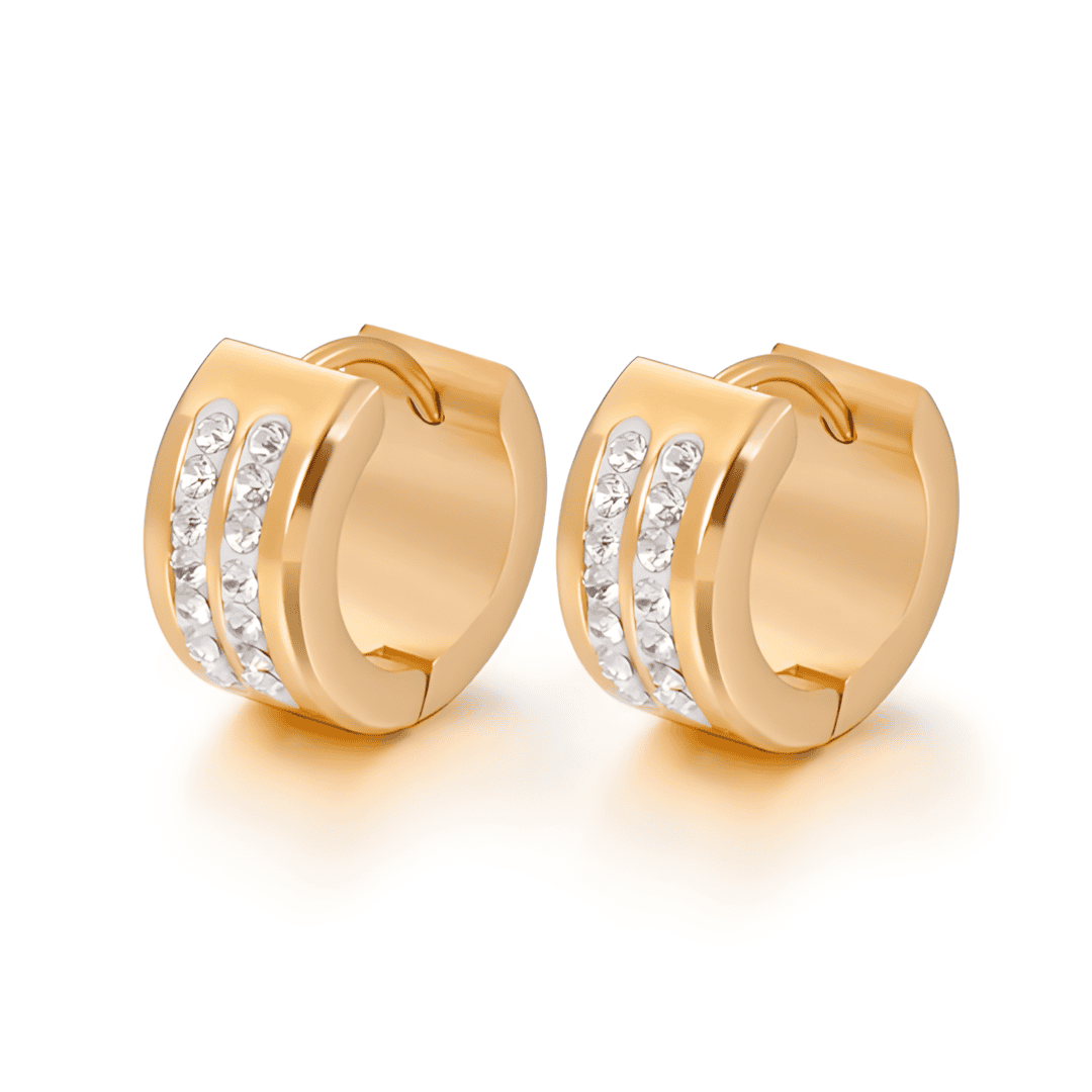 Ocean 18k Gold Plated Earing Adascious Empire