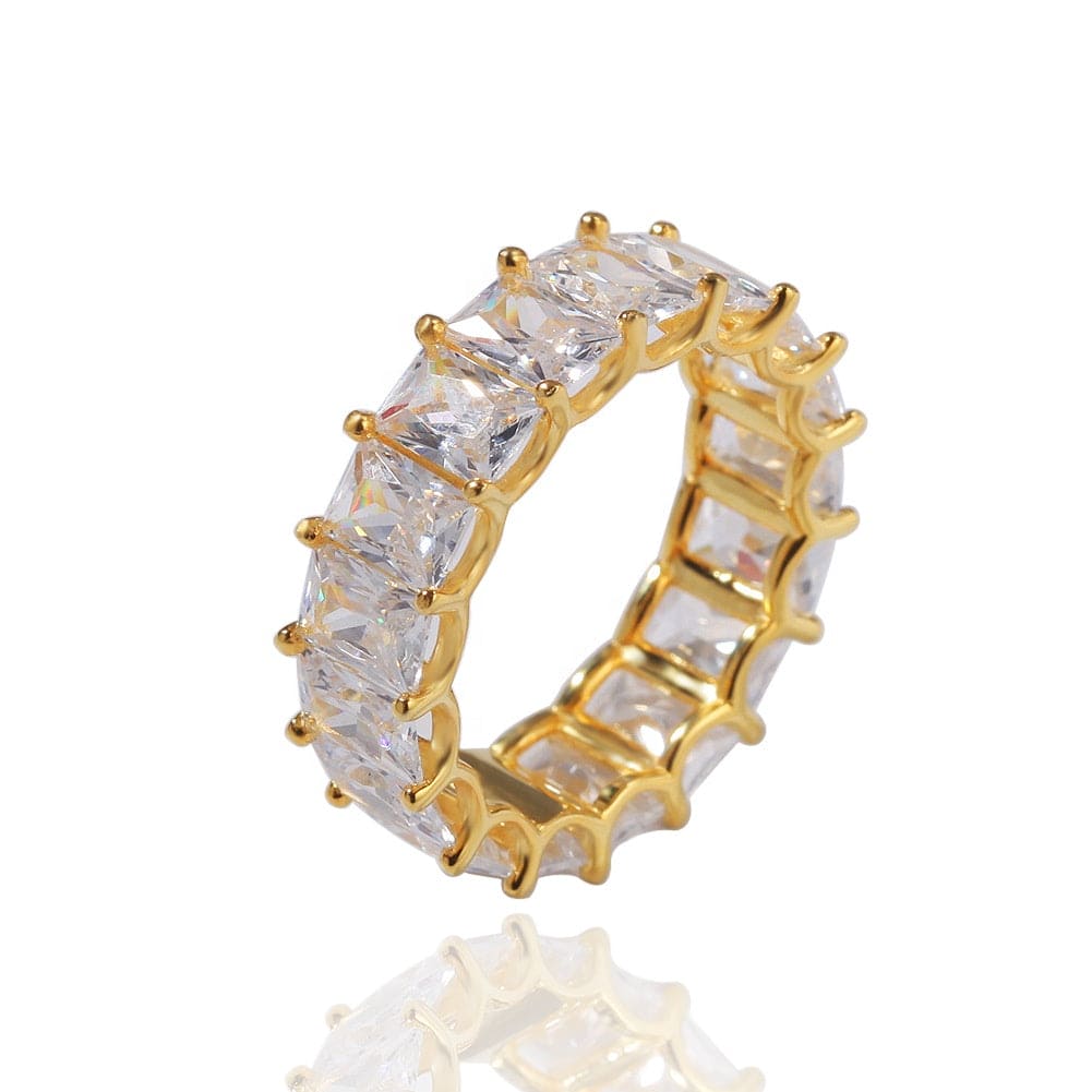 Baguette Luxury Zircon Ring